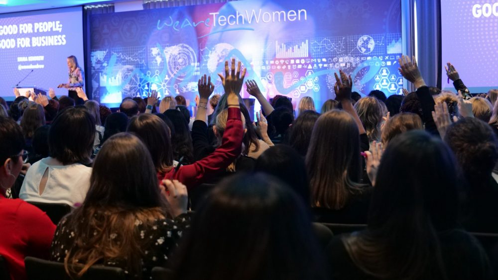 Delegates at WeAreTechWomen conference