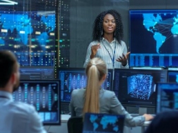 female data scientist, woman leading team