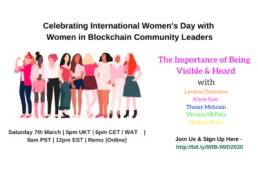 Women in blockchain IWD featured