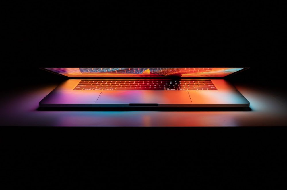 Macbook laptop computer, marketing automation, upskilling