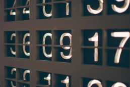 assorted numbers on a board, women in data