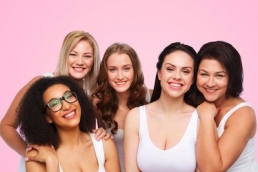 Galentine's Day, group of happy, diverse womenGalentine's Day, group of happy, diverse women