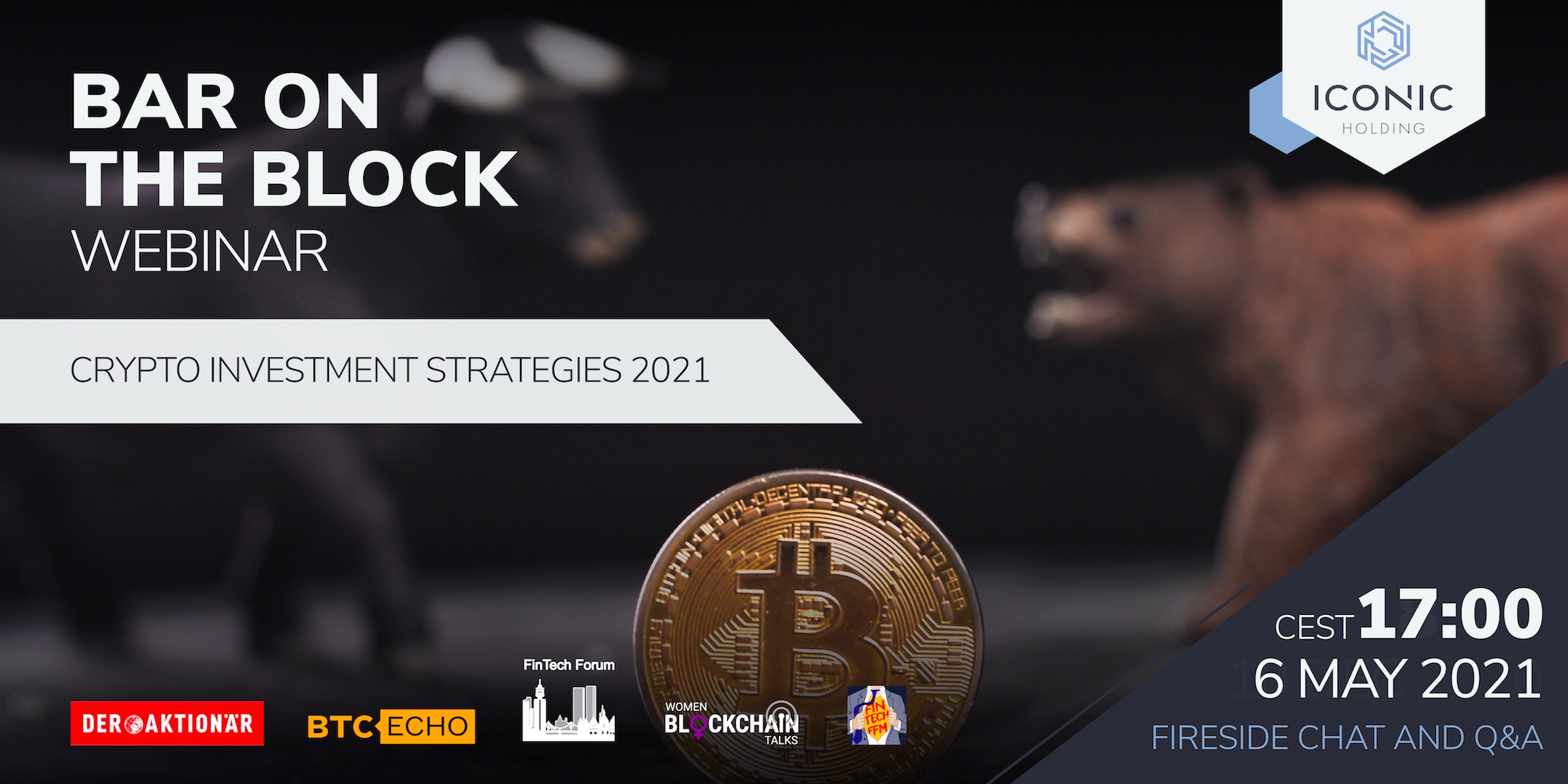 Crypto Investment Strategies 2021 event - WeAreTechWomen - Supporting