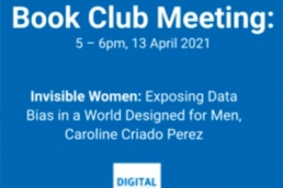 Digi Leaders Book Club event, Caroline Criado Perez featured