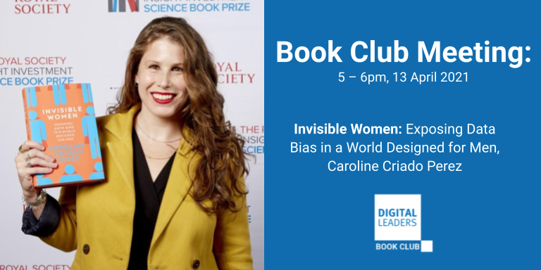 Digi Leaders Book Club event, Caroline Criado Perez
