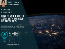 Listen to our latest She Talks Tech podcast on 'How to Win Race to Zero with the Help of Green Tech' with Ivana Skerlikova, Atos