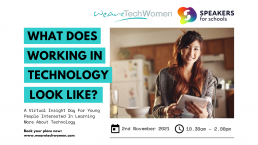 What does working in Technology look like? WeAreTechWomen & Speakers for Schools event image