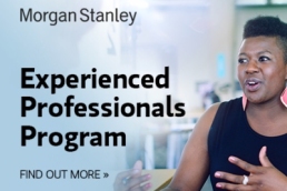 Morgan Stanley experience professionals programme featured