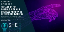 The Art of the Possible with AI in business and how to get into the industry' with Sarah Burnett, Emergence Partners - She Talks Tech podcast 1