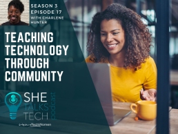 She Talks Tech - Teaching technology through community' with Charlene Hunter, Coding Black Females, 800x600
