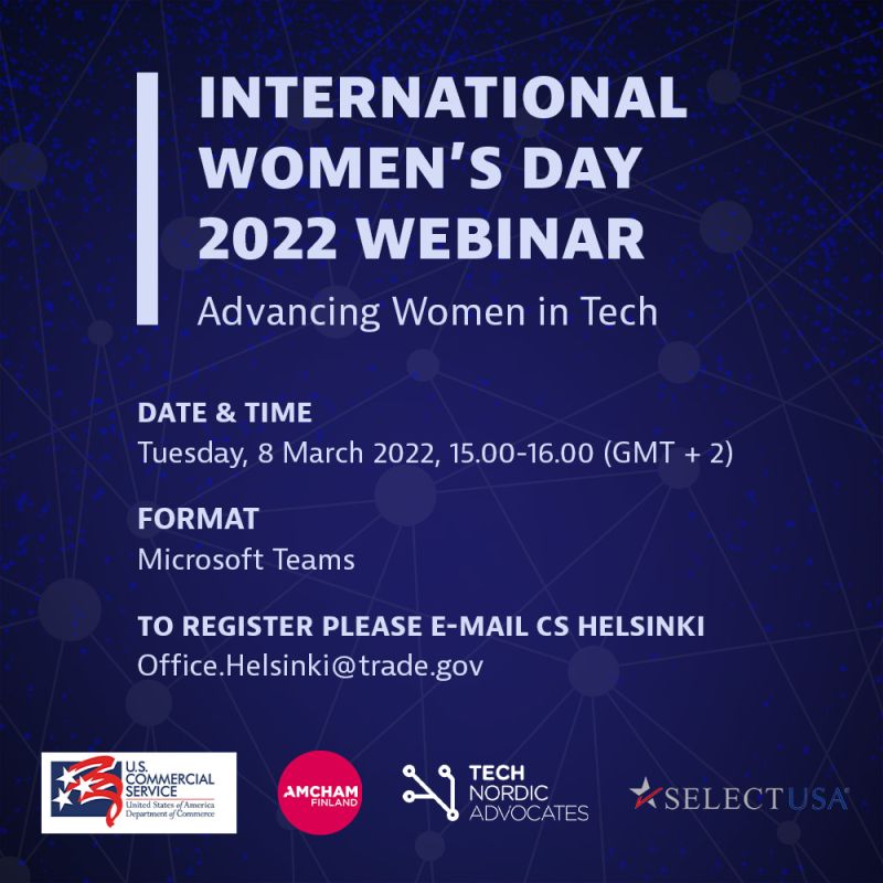 International Women’s Day 2022 Webinar “Advancing Women in Tech”
