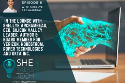 She Talks Tech podcast - In the Lounge with Shellye Archambeau, 800x600