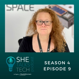 She Talks Tech ‘Space Tech- Can it save the planet?’ with Dr Kathryn O’Donnell, In-Space Missions, square