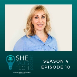 She Talks Tech podcast - 'Beyond Burnout- How To Spot It, Stop It & Stamp It Out' with Suzi McAlpine, square
