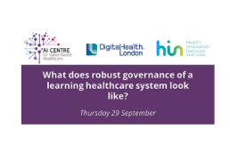 What does robust governance of a learning healthcare system look like?