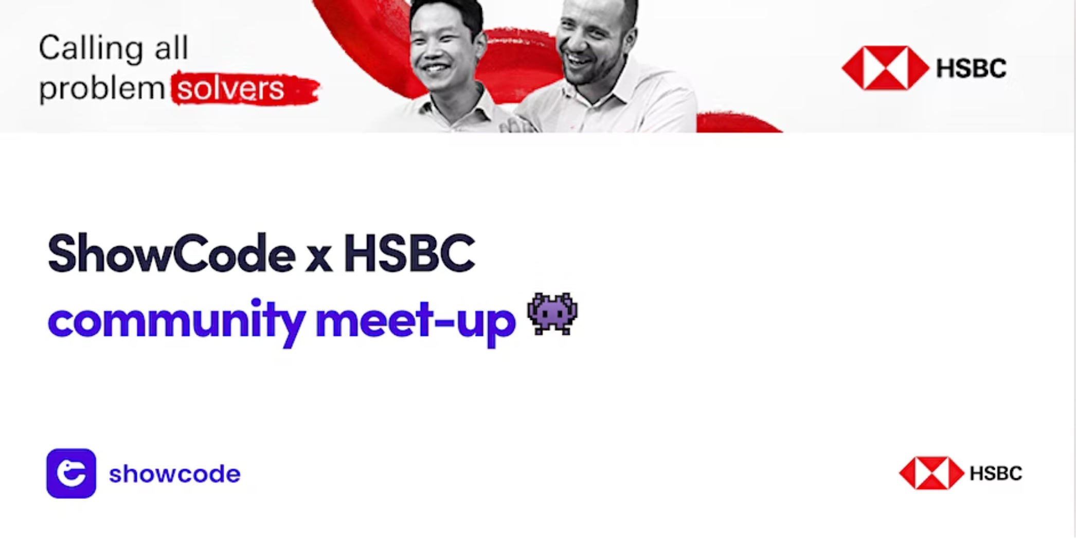 ShowCode HSBC meetup
