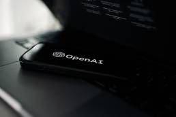 ChatGPT, Close up image of laptop, Open AI